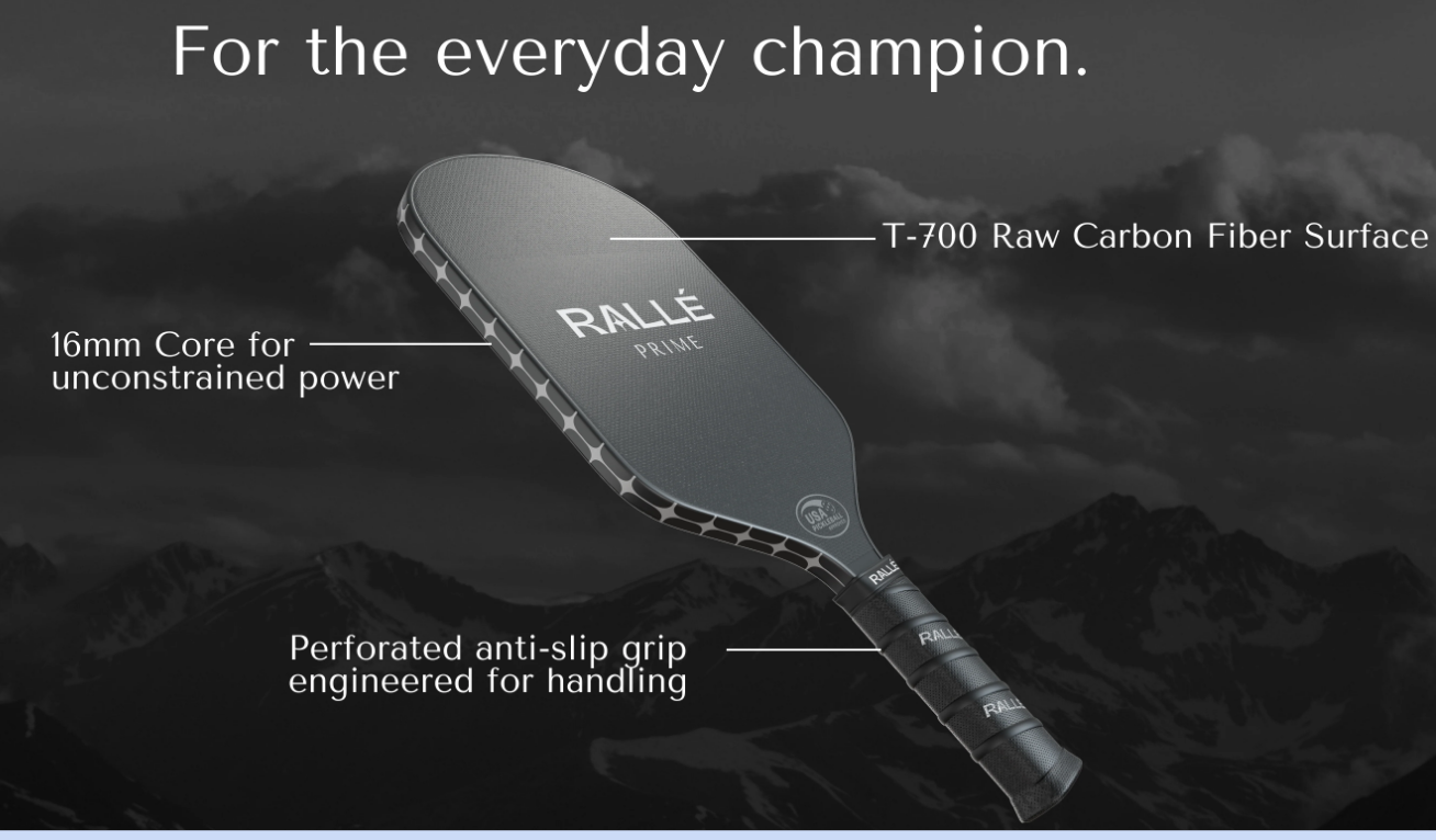 Rallé Prime Pickleball Paddle: Powerful Performance You Can Trust