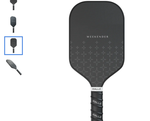 Rallé Weekender Pickleball Paddle: Look and Play Like a Champion