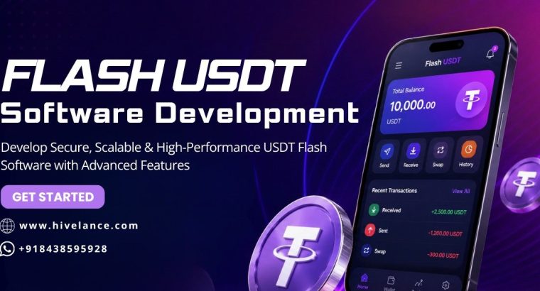Flash USDT Software Development for Testnet, Wallet , API Integration